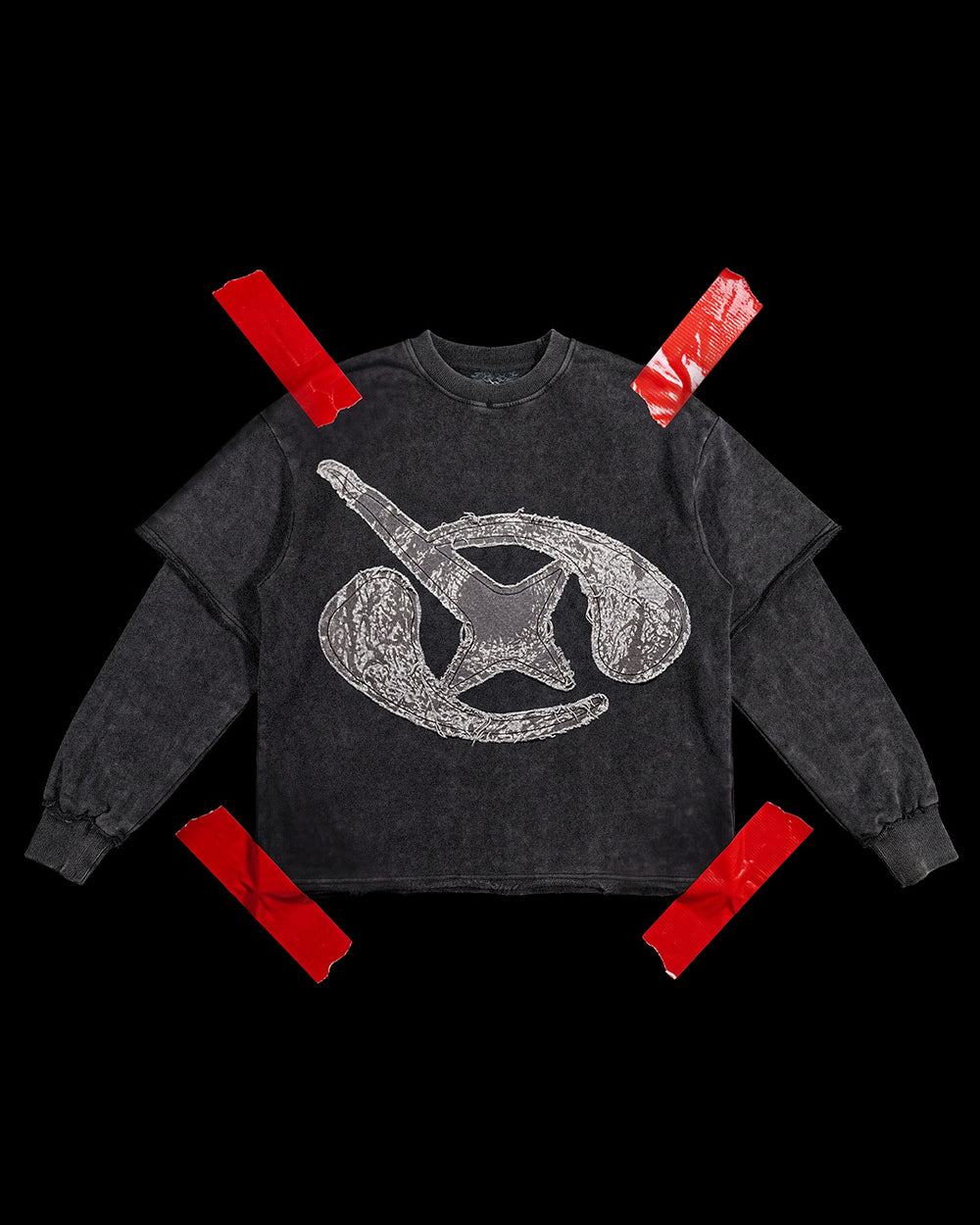 CORRESPONDENCE LAYERED CREWNECK