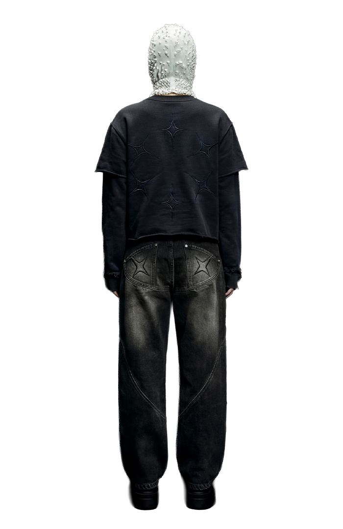 CORRESPONDENCE LAYERED CREWNECK